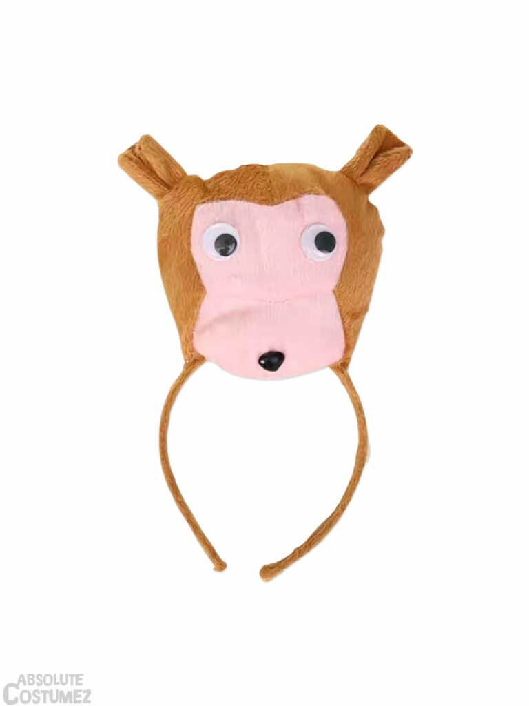 Bandeau Almar Sparkly Monkey - Headband Pailleté Tête De Singe - Neuf Avec étiquettes