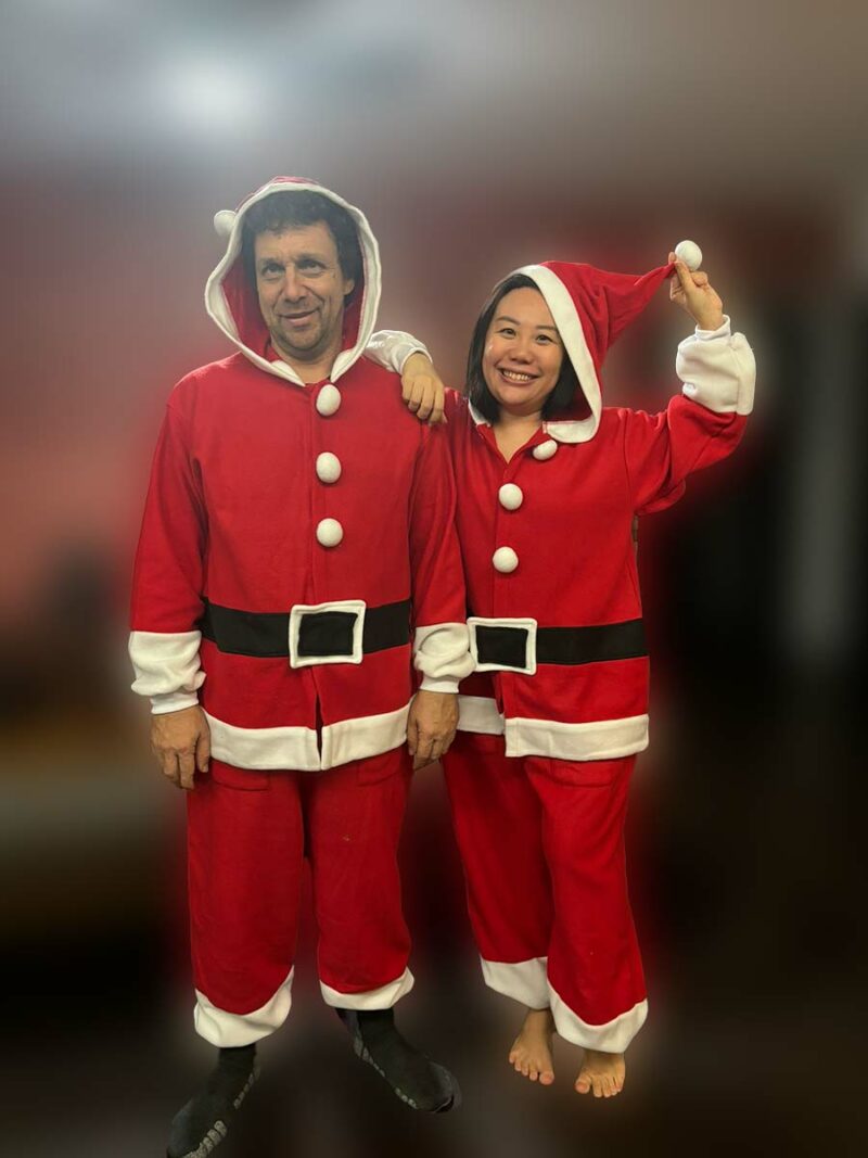 Adult Santa Onesie costume singapore