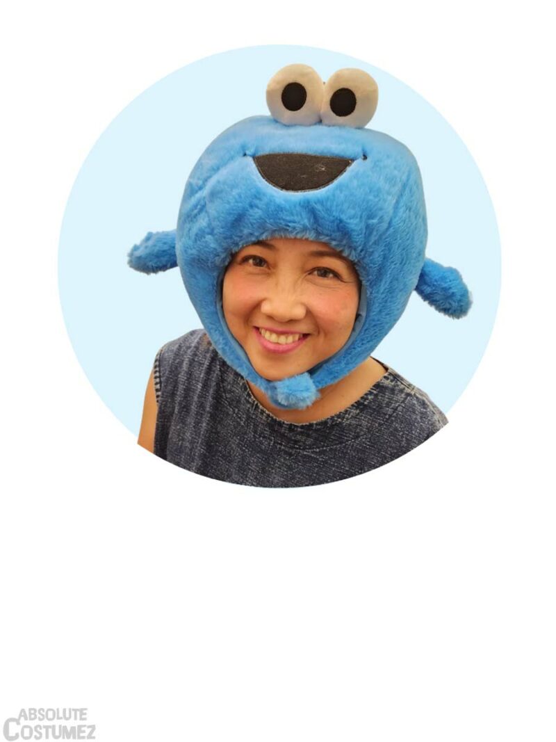 Elmo and Monster Cookie costume adult