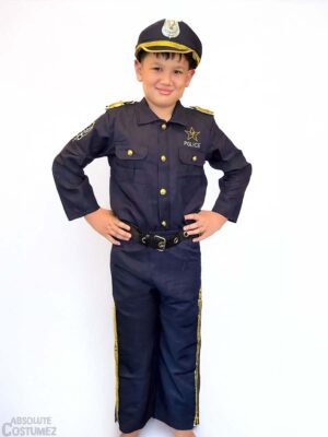 Policeman Costume with Accessories , Singapore